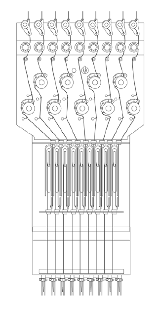 Traditional stitching head (F-Head)