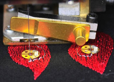 LED sequin carrier