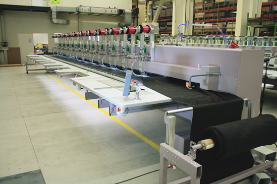 Traditional embroidery machine